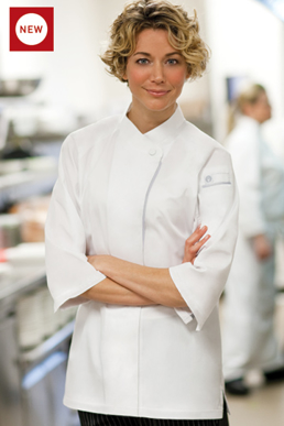 Picture of Chef Works - VSWO-WHT - V-Series Verona Women's Chef Coat